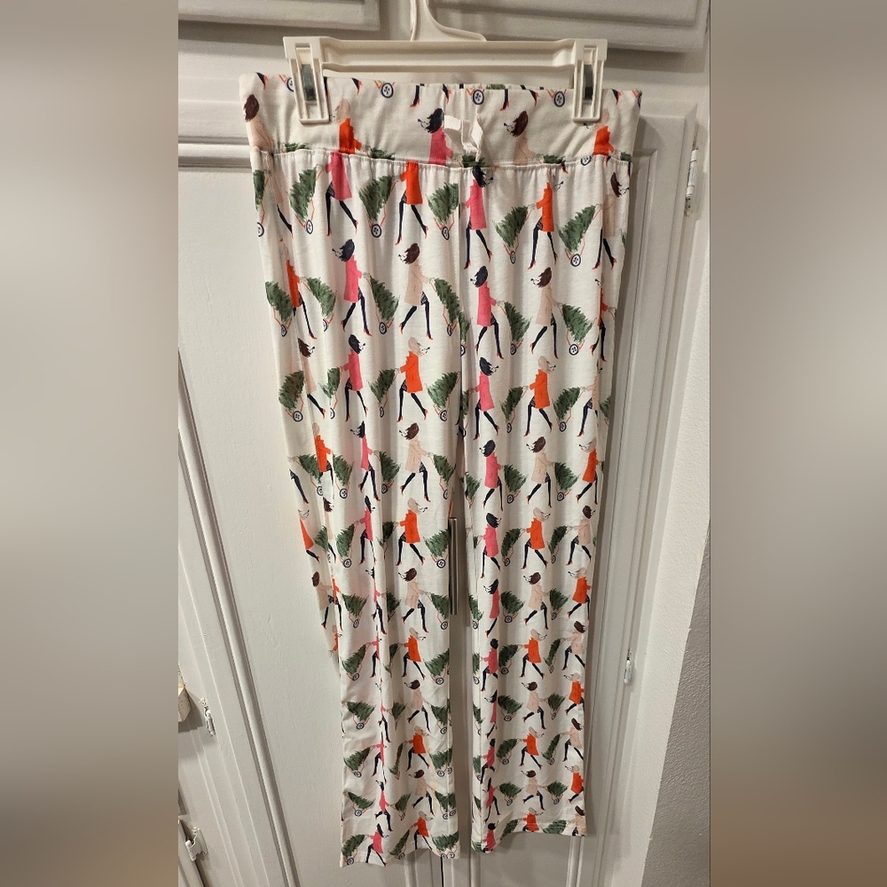 NWOT Toss Designs Women's Colorful Print Lounge Pajama Pants ~ Size Large